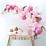 Ballonbue Hvid/Pink
