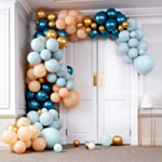 Krom Ballonbue DIY Turkis/Guld