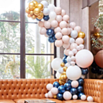 Marmor Ballonbue DIY Grå/Guld
