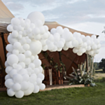 Hvid Ballonbue Kit