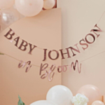 Personlig Baby In Bloom Guirlande DIY