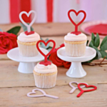 Hjerte Cupcaketoppere