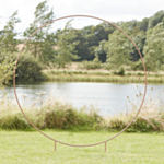 Cirkel Backdrop Stativ Rosaguld