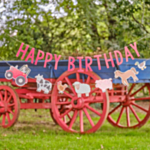 Bondegård Happy Birthday Guirlande