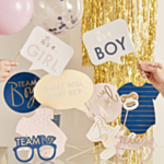 Gender Reveal Selfie Props