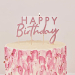 Happy Birthday Rosaguld Kagelys