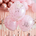 Glitter Konfetti Balloner Lyserød