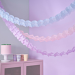 Pastel Honeycomb Guirlande