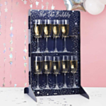 Champagnevæg Marineblå/Iriserende