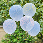Pastel Blomsterprint Balloner