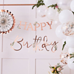 Happy Birthday Floral Guirlande