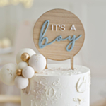 It's A Boy Træ Kagetopper