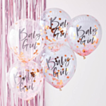 Baby Girl Konfettiballoner