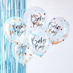 Baby Boy Konfetti Balloner