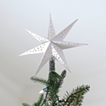 Juletræsstjerne Hvid