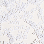 Love Konfetti Hvid
