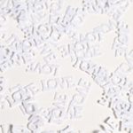 Love Konfetti Hvid