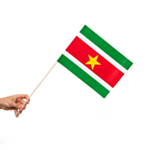Surinam Flag På Pinde