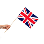 Storbritannien Flag På Pinde