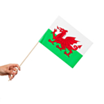 Wales Flag På Pinde