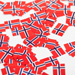 Norge Flag Konfetti