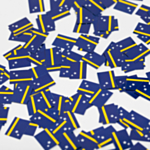 Curaçao Flag Konfetti