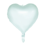 Hjerte Folieballon Pastelgrøn