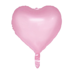 Hjerte Folieballon Lyserød