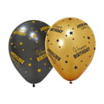 Happy Birthday Golden Celebrations Latexballoner