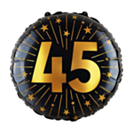 45 Års Golden Celebrations Folieballon