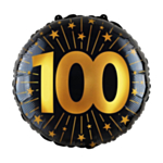 100 Års Golden Celebrations Folieballon