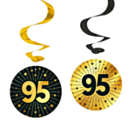 95 Års Golden Celebrations Swirls