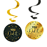 You Did It Golden Celebrations Swirls