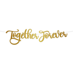 Together Forever Guirlande Guld