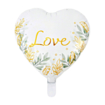 Hjerteformet Love Folieballon