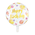 Happy Birthday Dots Folieballon
