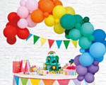 Ballonbue DIY Regnbue