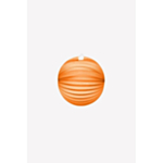Rund Papirlanterne Orange