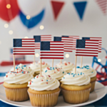 USA Flag Kagepinde