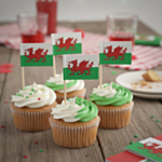 Wales Flag Kagepinde