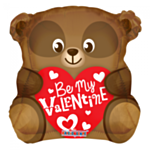 Bamse Be My Valentine Folieballon