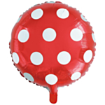Prikket Folieballon Rød