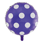 Prikket Folieballon Lilla
