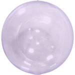 Transparent Rund Ballon Lilla