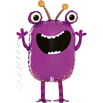 Monster Folieballon Lilla