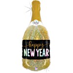 Nytår Champagneflaske Folieballon