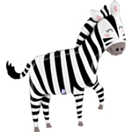 Zebra Folieballon