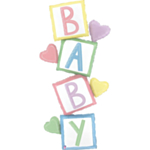 Babyblokke Folieballon