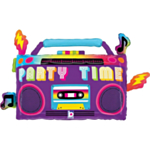 Boombox Party Time Folieballon