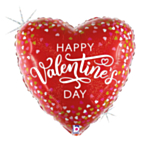 Happy Valentines Day Hjerte Folieballon